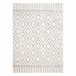 Alfombra SANTO sisal 58377 diamantes Geométrico zigzag 80x150 Crema