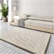 Alfombra de estilo escandinavo MOLIER - ATTICGO 80x150 Blanco