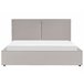 Beliani Cama con somier Poliéster MOISSAC 197x224 Beige