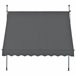 Toldo articulado con armazón enrollable 250x118 Gris