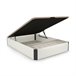 Canapé Luxury Premium 3D 135x190 Blanco/ Gris
