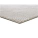 Alfombra lavable geométrica con relieve ESTILO - ATTICGO 80x150 Crema