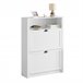 Zapatero con 2 Puertas Abatibles FSR87-W SoBuy Blanco