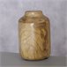 Jarrón PURE 10cm marca  BOLTZE Madera Clara