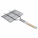 WELL HOME - Parrilla para hamburguesas Grill Rack antiadherente Negro