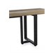 Banco de comedor de madera cm con patas de metal Natural