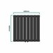 Radiador de panel Nore de Diseño doble capa plano acero Negro