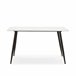 Set de 1 mesa y 4 sillas MINKA Blanco/ Gris