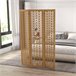 Biombo Madera de Paulownia HOMCOM, hogar - decoración Marron