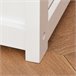 Baúl de Juguetes para Niños MDF, Madera de Pino HOMCOM Blanco