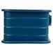 Cesto rectangular de metal impreso Azul