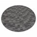 Alfombra LIBRA círculo  grafito 165 Rayas 100x100 Gris
