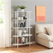 Librería Øvre con 5 estantes metal 80 Blanco