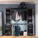 Vestidor Abierto Moon Kronberg Negro/ Madera