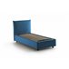 Cama individual en tela Azul Marino