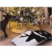 Beliani Cojín decorativo CUPID 45x45 Negro