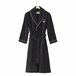 Albornoz benetton 360 gsm 100% algodón Negro