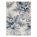 Alfombra Estructural BOTANIC 65265 Hojas de monstera tejido plano 157x220 Beige