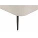 Beliani Chaise longue derecho Terciopelo ARCEY Blanco/ Beige