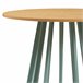 Mesa de comedor Lensuu redonda [en.casa] Verde