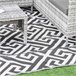 Alfombra de Exterior Polipropileno Outsunny Multicolor