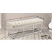 Banco - Amun - Simil cuero 120x38 Crema