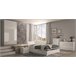 Cama abatible CAPRI 150x190cm color blanco lacado Roble