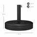 Base de Sombrilla HDPE, Cemento Outsunny Negro