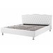 Beliani Cama con almacenaje Piel sintética METZ 212x215 Blanco