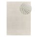 Alfombra geométrica con relieve BARESA - ATTICGO 80x150 Plateado