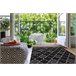 Alfombra de cuerda sisal FLOORLUX 20607 Espaldera marroquí 240x330 Negro