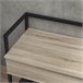 Banco Zapatero Melamina de Madera, Acero HOMCOM Marron