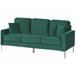Beliani Sofá de 3 plazas Terciopelo GAVLE Beliani Sofá de 3 plazas Terciopelo GAVLE Verde
