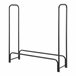 Soporte para leña Kwethluk acero Negro