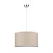 Lámpara De Techo Metal Serie Chanza Beige