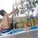 Piscina desmontable INTEX Pack deluxe + depuradora y clorador Gris