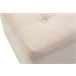 Set de 2 Taburetes Puff Pharao en tela Crema