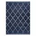 Alfombra de cuerda sisal COLOR 47268/309 Rombos Cuadrados 140x200 Azul
