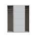 Armario NEVADA puertas correderas Gris