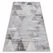 Alfombra LIRA E1627 Triángulos Geométrico estructural moderna 80x150 Gris