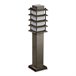 Baliza Para Exterior Metal Serie Siljan Marron