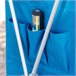 Aktive Armario de tela plegable camping c/4 niveles Azul