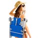 Aktive Pack 2 sillas playa plegables y multiposición asiento alto Azul