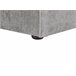 Beliani Chaise longue derecho Poliéster HELLNAR Gris