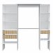 Armario vestidor Summer 3 cajones Blanco