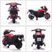 Moto Eléctrica Infantil PP, Metal HOMCOM Rojo