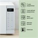 Microondas con Grill NNK35NWMEPG 23L Blanco