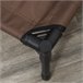 Cama Elevada para Mascotas Acero, Tela Oxford PawHut Marron