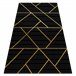 Alfombra EMERALD exclusivo 1012 glamour 120x170 Azul Marino