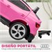 Coche Eléctrico Infantil PP, Metal HOMCOM Coche Eléctrico Infantil PP, Metal HOMCOM Rosa